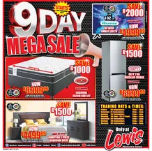 Lewis : Mega Sale (01 October - 12 October 2024)