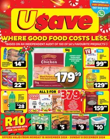 Usave KwaZulu-Natal : Where Good Food Costs Less (18 November - 08 December 2024)