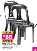 Buddi Chair Black-For 2