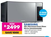 Samsung 40L Microwave Oven Glass Mirror MG402MADXBB