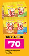 Joy Instant Noodles Assorted-For 4 x 5 x 70g