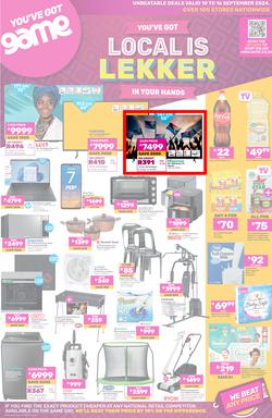 Game : Local Is Lekker (10 September - 16 September 2024), page 1