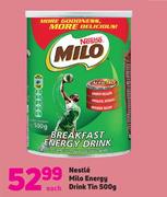 Nestle Milo Milk Energy Drink Tin-500g