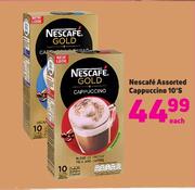 Nescafe Assorted Cappuccino-10's Pack Each