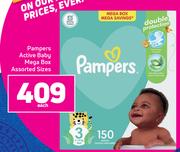 Pampers Active Baby Mega Box Assorted Sizes-Each