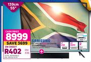Samsung 55" UHD TV Plus 2.0 Channel Soundbar T400