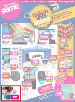 Game : Products Of Our Heritage (21 September - 04 October 2022), page 1