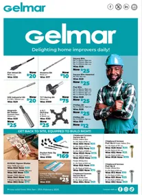 Gelmar Handles & Furniture Fittings : Specials (15 January - 27 February 2025)