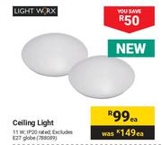 Lightworx Ceiling Light 788089-Each