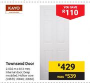 Kayo Townsend Door 2.032m X 813mm