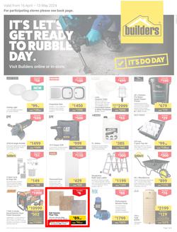 Builders Western Cape & Gqeberha : It's Let's Get Ready To Rubble Day (16 April - 13 May 2024), page 1