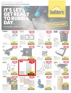 Builders Western Cape & Gqeberha : It's Let's Get Ready To Rubble Day (16 April - 13 May 2024), page 1