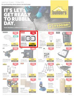 Builders Western Cape & Gqeberha : It's Let's Get Ready To Rubble Day (16 April - 13 May 2024), page 1