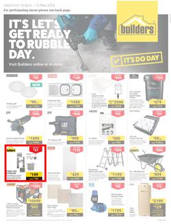 Builders Western Cape & Gqeberha : It's Let's Get Ready To Rubble Day (16 April - 13 May 2024), page 1
