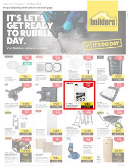Builders Western Cape & Gqeberha : It's Let's Get Ready To Rubble Day (16 April - 13 May 2024), page 1
