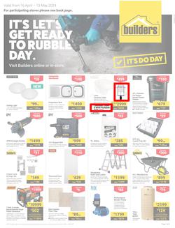 Builders Western Cape & Gqeberha : It's Let's Get Ready To Rubble Day (16 April - 13 May 2024), page 1