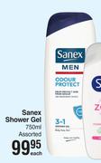 Sanex Shower Gel Assorted-750ml Each