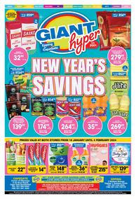 Giant Hyper : New Year's Savings (18 January - 04 February 2024)