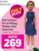 Kid Connect 81cm Wispy Walker Doll Assorted-Each