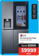 LG 611L Side By Side Fridge GC-X257CQFS