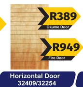 Horizontal Door Fire Door 32409/32254