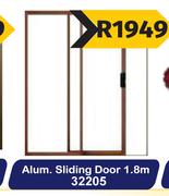 Alum Sliding Door 1.8m 32205