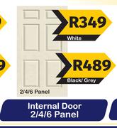 Internal Door White 2/4/6 Panel