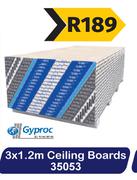 Gyproc 3 x 1.2m Ceiling Boards 35053