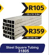 Steel Square Tubing 31805-19 x 19 x 5.8m
