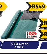USB Green 31910-3m x 30m x 250Mic