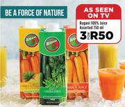Rugani 100% Juice Assorted-For 3 x 750ml