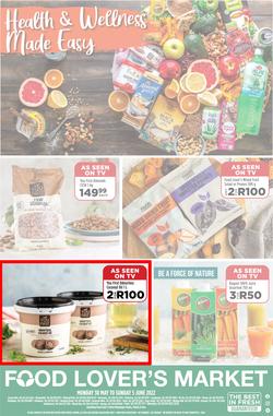 Food Lover's Market Western Cape : Health & Wellness Made Easy (30 May - 05 June 2022), page 1