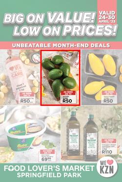 Food Lover's Market Springfield Park : Unbeatable Month-End Deals (24 April - 30 April 2023), page 1