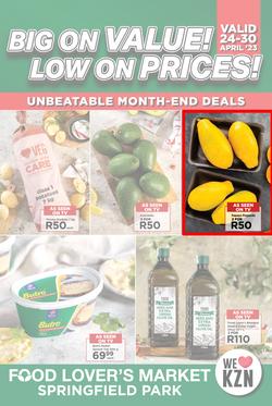 Food Lover's Market Springfield Park : Unbeatable Month-End Deals (24 April - 30 April 2023), page 1