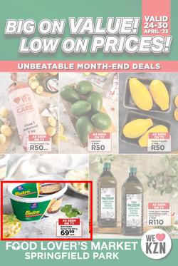 Food Lover's Market Springfield Park : Unbeatable Month-End Deals (24 April - 30 April 2023), page 1