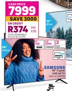 Samsung 58" Crystal UHD 4K TV