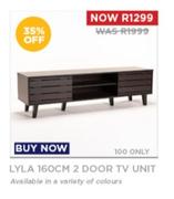 Lyla 160cm 2 Door TV Unit