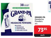Grand-PA Headache Powders-38's