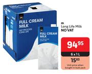 M Long Life Milk-6 x 1L