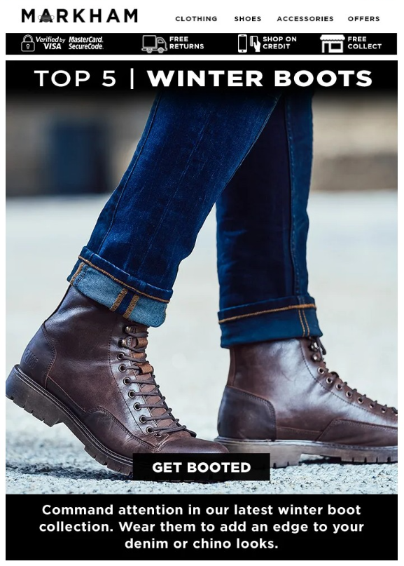 Markham : Winter Boots (Request Valid Dates From Retailer) — m.guzzle.co.za