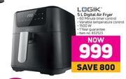 Logik 5L Digital Air Fryer