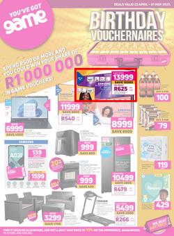 Game : Birthday Vouchernaires (23 April - 01 May 2023), page 1