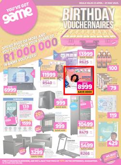 Game : Birthday Vouchernaires (23 April - 01 May 2023), page 1