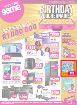 Game : Birthday Vouchernaires (23 April - 01 May 2023), page 1