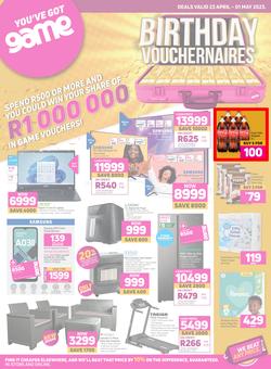 Game : Birthday Vouchernaires (23 April - 01 May 2023), page 1