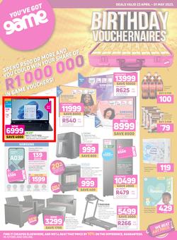 Game : Birthday Vouchernaires (23 April - 01 May 2023), page 1