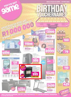 Game : Birthday Vouchernaires (23 April - 01 May 2023), page 1