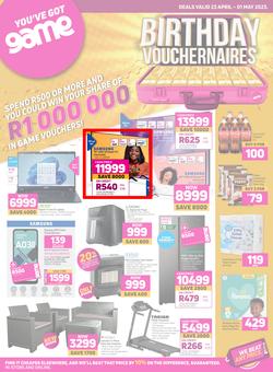 Game : Birthday Vouchernaires (23 April - 01 May 2023), page 1
