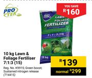 Pro Tek Lawn & Foliage Fertilizer 7:1:3(15)-10Kg
