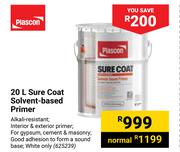 Plascon Sure Coat Solvent-Based Primer-20Ltr